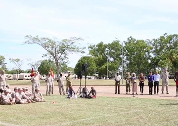 Marine Rotational Force - Darwin Marines Receive Welcome to Country Brief, B-Roll