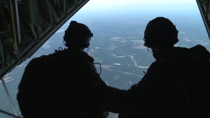 MC-130J Aerial Refueling and HALO Jump at Emerald Warrior 2015