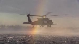 Emerald Warrior Helocast training