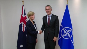 Visit to NATO by the Minister of Foreign Affairs of Australia