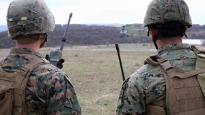 Bulgarian Pilots, U.S. Marines Conduct Medical Evacuation Training
