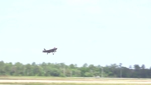 Australian F-35 Pilot Completes Last Training Flight (BROLL Stringer)