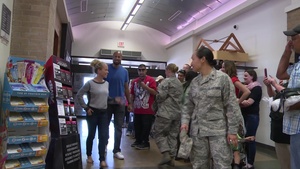 Hank Baskett and Kendra Wilkinson Visit Cannon Air Force Base
