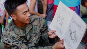 U.S. Marines Connect with Local School Children