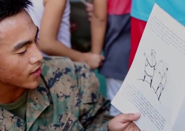 U.S. Marines Connect with Local School Children