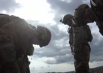 B-Roll; Bulgarian pilots, U.S. Marines conduct medical evacuation training