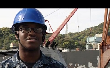 USS Chief in Dry Dock