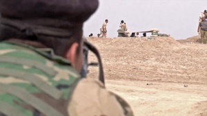 Iraq Army Training - Assaulting Bunker 1