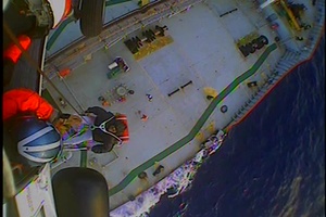 Coast Guard Medevacs Crew Member 150 Miles South of San Diego