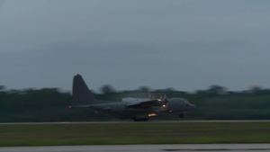Aircraft Taxi and Takeoff at Emerald Warrior 2015