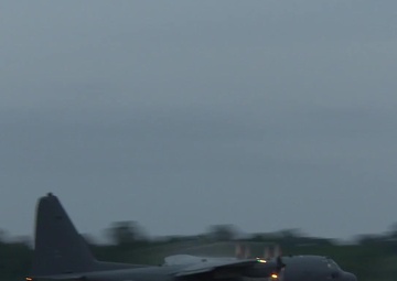 Aircraft Taxi and Takeoff at Emerald Warrior 2015