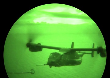CV-22 Tilt-Rotor Air-to-Ait Refueling mission