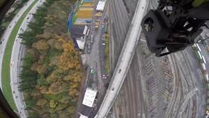 Aerial Footage of Seattle Industrial District