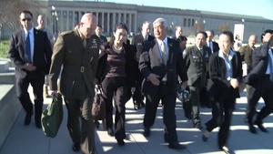 Japanese Defense Minister Osprey Flight