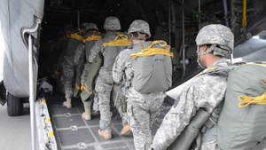 Pararescuemen and Army Conduct Airborne Jump Part 1