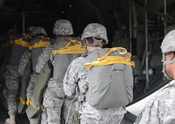 Pararescuemen and Army Conduct Airborne Jump Part 1