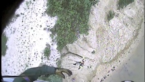 Helicopter Vertical Surface Hurricane Rescue Training in Texas