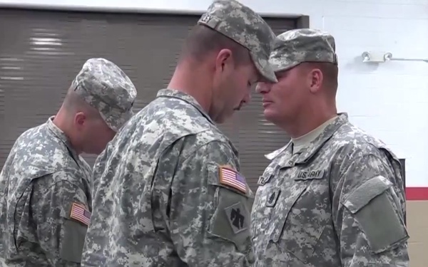 169th CSSB and 1077th Ground Ambulance Co. Patching Ceremonies