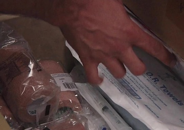 Two Navy Corpsmen Support a Squadron of 200 Marines