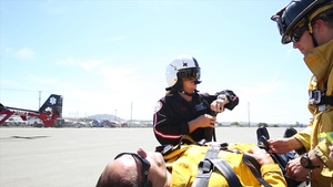 Miramar Fire Department Practices Air Evacuation