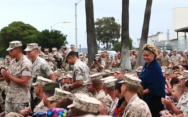 3rd MAW Marines Honor their Military Spouses