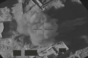 Coalition Airstrike on a Daesh Fighting Position, May 3, 2015 near Sinjar, Iraq
