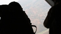 U.S. Marines and Nepalese Soldiers Deliver Aid on MV-22 Ospreys (Without Titles)