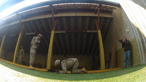 AFNORTH Bn, Alpha Company Life Fire Qualification range in Budel