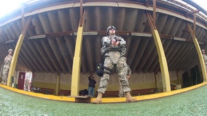 AFNORTH Bn, Alpha Company Life Fire Qualification range in Budel