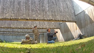 AFNORTH Bn, Alpha Company Life Fire Qualification range in Budel