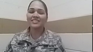 Staff Sgt. Milagros Torres (in Spanish)