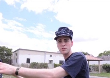 Sailors Paint Crisis Center During Fleet Week Port Everglades