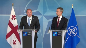 NATO Secretary General welcomes strengthened partnership with Georgia