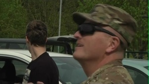 U.S. Soldiers Show Latvian Students the Army Way