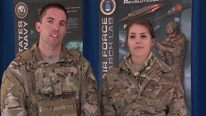 1st Lt. Caroline Kurtz and 2nd Lt. Tony Eastin - DOD Lab Day