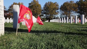 Honoring Marines at Arlington