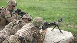 US and Georgian Soldiers participate in live fire training exercise