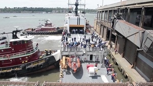 Fleet Week New York - Ship Arrival