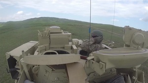 Bradley Fighting Vehicles at Exercise Noble Partner