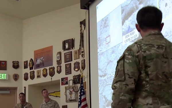 U.S. Army GB Briefing U.S. Marines During ITX 3-15