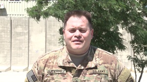 SFC John Gutierrez - Pittsburgh Pirates Shoutout