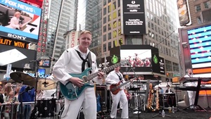 Navy Band Rocks Times Square