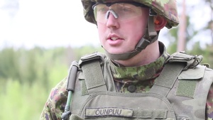 Paratroopers Train with Estonian Soldiers on Anti-tank Missiles