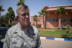 General Gorenc Visits Ben Guerir Air Base