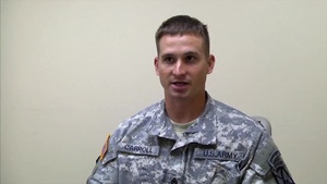 Staff Sergeant Carroll: Purple Heart Awardee