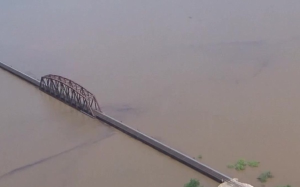 Aerial Footage of Oklahoma Flooding
