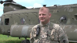 Oklahoma Army National Guard aids local rancher - Interview with CW3 Michael McGill