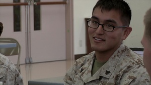 B-roll of MCAS Iwakuni's Marine Corps Family Team Building Hosts Passport to Volunteering