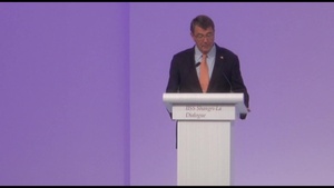 Defense Secretary Ashton Carter Speaks at Shangri-La Dialogue