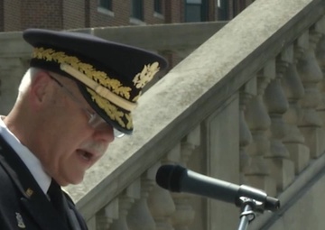 Indiana National Guard TAG Change of Command